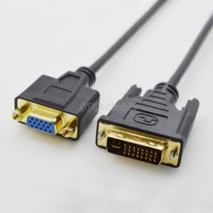 DVI na VGA kabel Adapter DVI ja Muški VGA Muški
