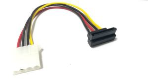4 Pin Molex na desni kut SATA adapter za napajanje strujom