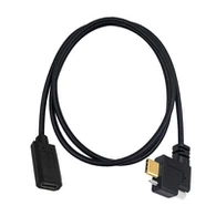Zaključavanje USB tipa C od 90 stupnjeva muškog na USB tipa C